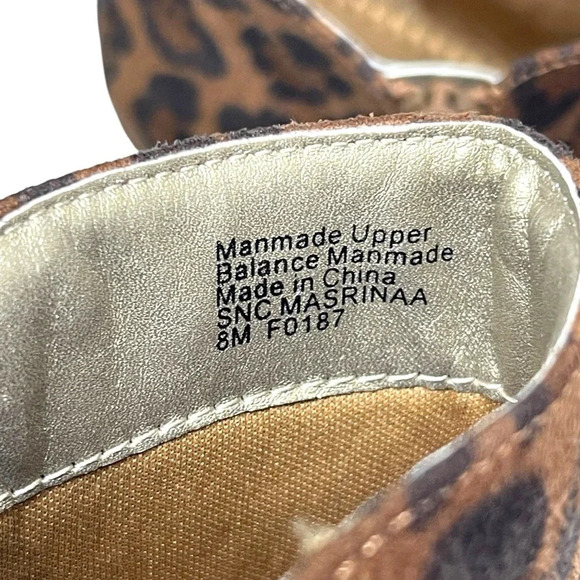 Style & Co. Marinaa Ankle Booties Women’s Size 8 Brown Leopard Zip-up Block Heel - Picture 3 of 13